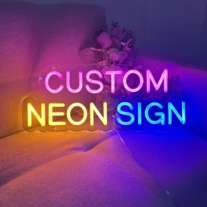 Custom Neon Sign LED Light Letter Logo for Business Store Salon Shop Open Wall Decor for Outdoor Birthday Wedding Events