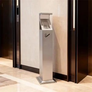 Custom Outdoor Standing Cigarette Butt Bin Heavy Duty Smoke Ash Bucket for Hotel Lobby Smoking Area Factory Direct