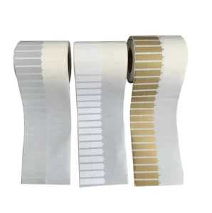 Custom PP Jewelry Stickers BOPP Adhesive Labels for Necklace Ring Bracelet Watch Waterproof Glossy White Barcode Tags Packaging