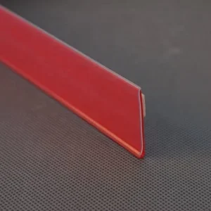 Custom PVC Plastic Label Holder Rails Price Tag Holder Adhesive Data Strip Fit 38mm Height Paper Tag