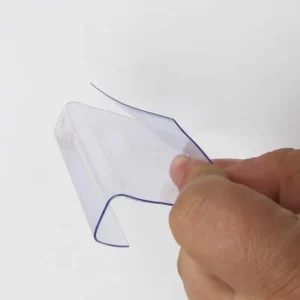 Custom Paper Label Holder Extrusion Profile Data Strip White Price Tag Holders Hook Price Tag Holder