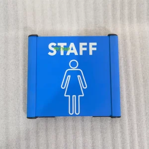 Custom Personalized Design Public Hospital Curved Signage Metal Aluminum Office Door Sign for Front Door