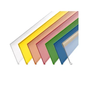 Custom Plastic Pvc Colorful Shelf Price Tag Data Strip Label Holder for Supermarket