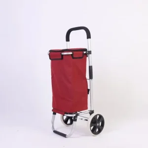 Custom Portable Foldable Telescopic Utility Camping Car Travel Bag Shopping Hand Carts Grocery Shopping Trolley Bag