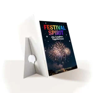Custom Printed 3mm PVC Core Waterproof Vintage Style Counter Card Table Tent Easel Back Advertising Display Sign Holder