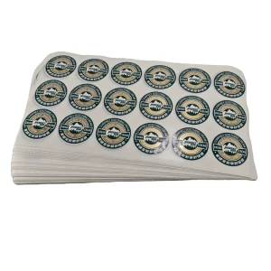 Custom Printed Durable Holographic UV Protection Waterproof Barcode Labels