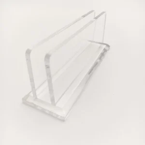 Custom Printed Firm Grip Stable Freestanding Clear Practical Price Tag Table Talker Shop Counter Sign Holder