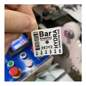 Custom Printing Roll Self Adhesive Barcode Label Number QR Code Sticker Printing