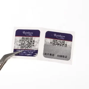 Custom Printing Sticker Qr Code Label Serial Number Unique Numbering Numbered Variable Qr Code Label Security Label With Qr Code