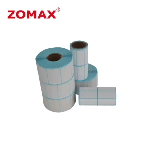 Custom Printing Thermal Barcode Paper Label Sticker Roll 3000 Labels Thermal Paper Roll 80×80 Blank White