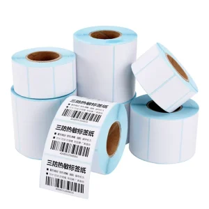Custom Printing Thermal Roll Self Adhesive Packaging Barcode Color Sticker Label