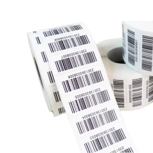 Custom Printing Variable Barcode Labels Roll Adhesive Random QR Code Stickers