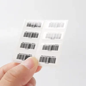 Custom Printing Waterproof Fruit Bar Code Stickers Labels Bar Code Labels Segurity Code Bar Sticker Anti