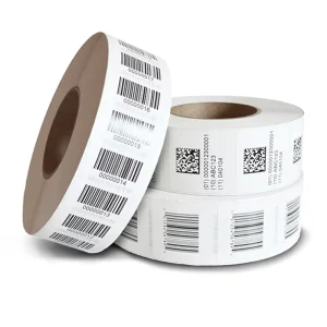 Custom Private Adhesive Logo Barcodes Labels Waterproof Stickers QR Code Sticker Label Printing