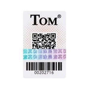 Custom QR Bar Code Label Stickers with Serial Number Variation and Scratch Off Feature for Beverage Packaging (Coffee & Beer)