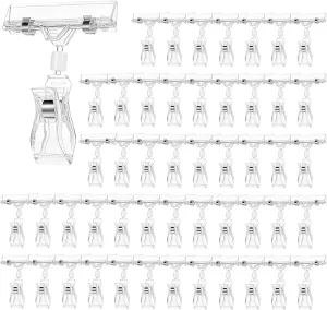 Custom Retail Price Holders Label Clips Price Holders ABS Clear for Electronics Store