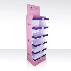 Custom Retail Store PVC Display Rack PVC Foam Board Display Rack Cosmetic Display Stand