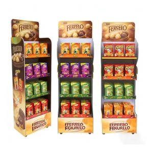 Custom Retail Supermarket PVC Display Rack PVC Product Display Stand for Beef Jerky Snacks