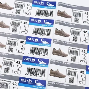 Custom SKU SKC Sticker Product ID QR Code Vinyl Water Oil Proof for Warehouse e commerce Production Workshop Adhesive Stickers