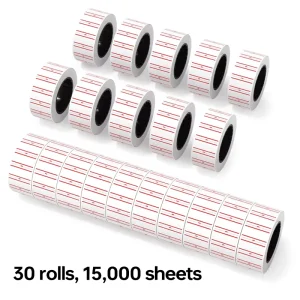 Custom Self Adhesive Price Tags for Grocery Store Food Price Labels