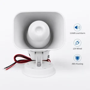 Custom Single Tone Multi Tone Wired Anti theft Siren for Warehouse Access Control Alarm System