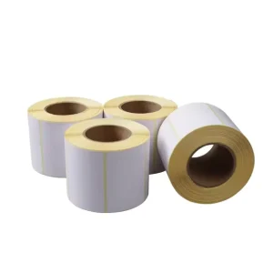 Custom Size Blank White 50*25mm Thermal Shipping Label Barcode Label Roll
