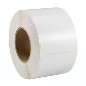 Custom Size Self Adhesive Sticker Paper Small Roll Coated Paper Specifications for Address Shipping Label Printing