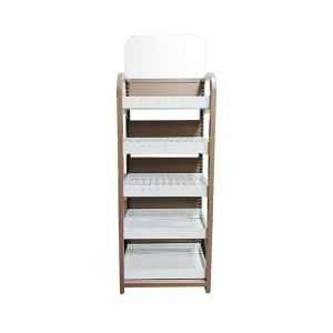 Custom Snack Display Rack Multi functional Supermarket Shelving Cosmetics Beverages Shelving