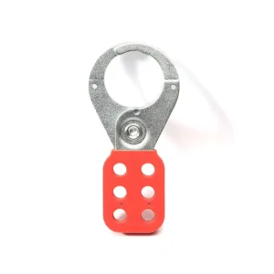 Custom Steel Hasp Lockout Devices Industrial Loto Hasp With 6 Keyholes Plastic Body Safety Lockout