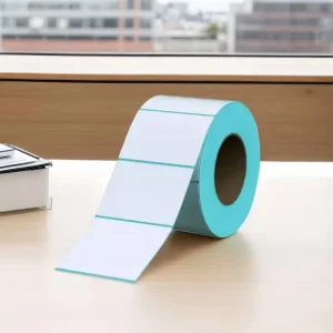 Custom Thermal Label Self Adhesive Shipping Address Sticker Waterproof Supermarket Price Tag 58x40mm for Thermal Scale Printers