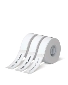 Custom Thermal Printable Label 12x40mm D11 Maker Label Tape 0.47×1.57 Adhesive Paper Barcode Label for Mini Portable Printer