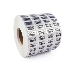 Custom Waterproof QR Code Sticker Variable Barcode Label for Consumer Electronics