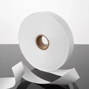 Custom White Machine Woven Barcode Wash Care Labels for Neck Tags Outdoor Use