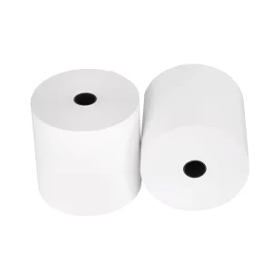 Customizable 80x80mm Core Thermal Cash Register Paper Roll Single Layer for Cashiers
