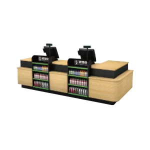 Customizable Cashier Checkout Counter for Grocery Stores Made in Jiangsu