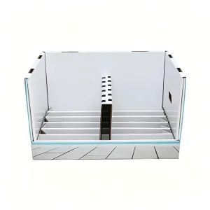 Customizable Corrugated Counter Display PDQ Stand Retail Ready Recyclable Cosmetic Brand Multi Bin Shelf Rack