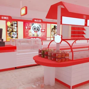 Customizable Double Sided Light Duty Metallic Eco friendly Supermarket Shelves for Convenience Store Shopping Mall