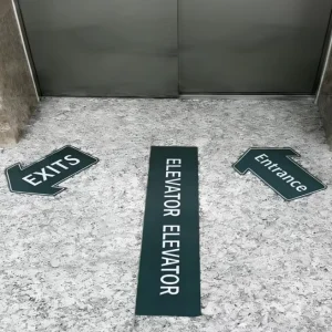 Customizable Floor Signs for Shopping Malls Entrance and Exit Signs Elevator Signs with Arrows
