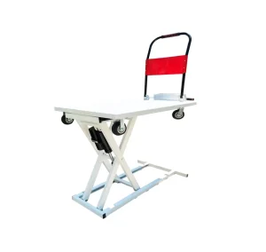 Customizable Foldable Portable Four Wheel Hand Cart Trolley 300kg Hydraulic Electric Lift Table