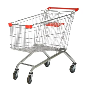 Customizable Folding Used Supermarket Shopping Trolley Cart