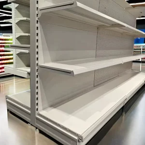 Customizable Heavy Duty Supermarket Rack For Retail Store Display Metallic Grocery Gondola Factory Price For Supermarket Shop