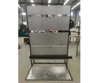 Customizable Modern Display Racks Eco Friendly Durable Perforated Panels in Various Sizes and Colors