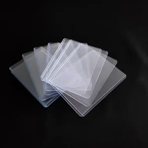 Customizable PP Peel Stick Price Tag Label Holders Adhesive Shelf Label Pockets with Clip Closure