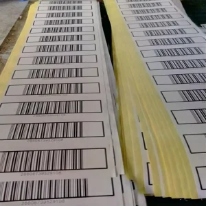 Customizable Paper Barcode Stickers Self Adhesive Labels for Agriculture Use in Square Rectangular round Oval Shapes
