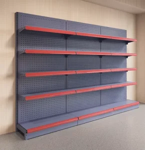 Customizable Single sided and Double sided Supermarket Shelves Convenience Store Snack Display Racks