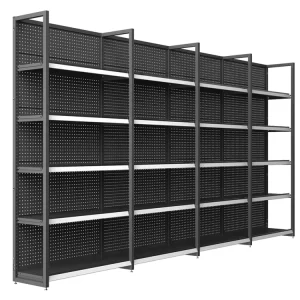 Customizable Supermarket Store Metal Light Duty Super Display Steel Racks Shelves and Racks in Bangkok