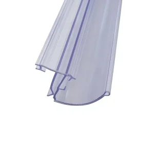 Customizable Transparent PVC Curved Price Strip Shelves Model ZT A 04 1000MM Easy Installation Supermarket Supply Max