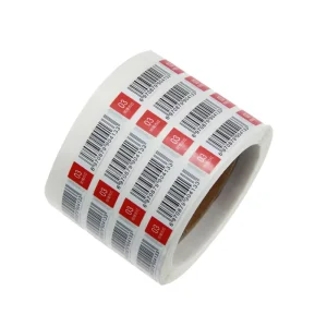 Customizable UV Waterproof Adhesive QR Code Roll Sticker Variable Serial Number Barcode Label Packaging Labels