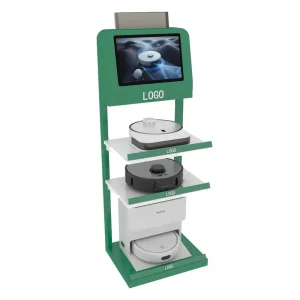 Customization Luxury LED Smart Home Display Stand Lockable Electronic Showcase For Retail Store