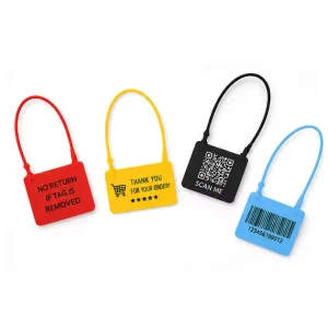 Customization Zip Tie Hang Tags for Brand Name Logo Shoe Bag Clothing Seal Tag